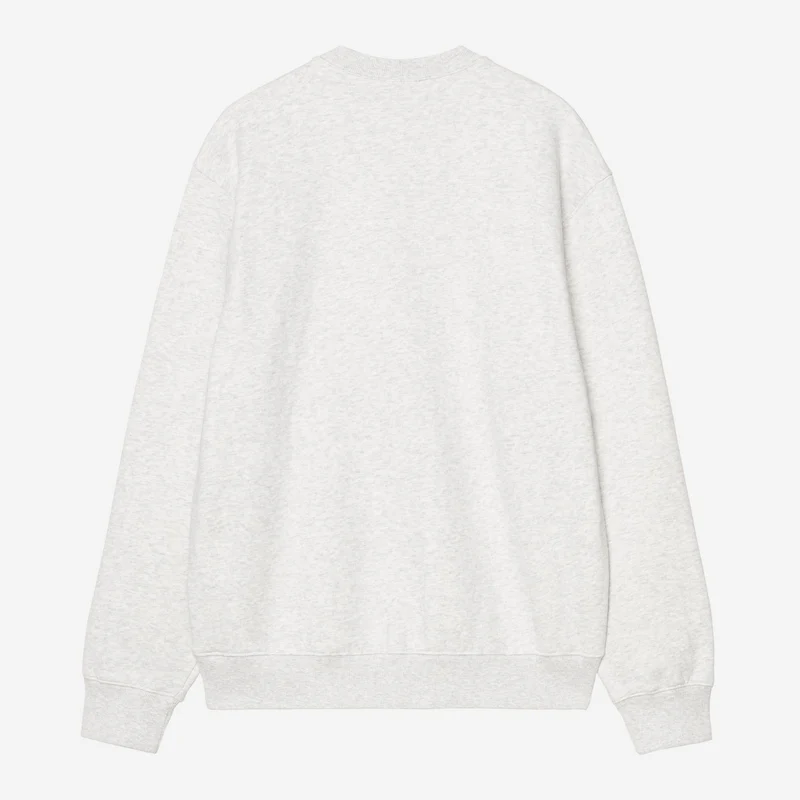 Carhartt WIP Herren-Schul-Sweatshirt | Aschgrau meliert
