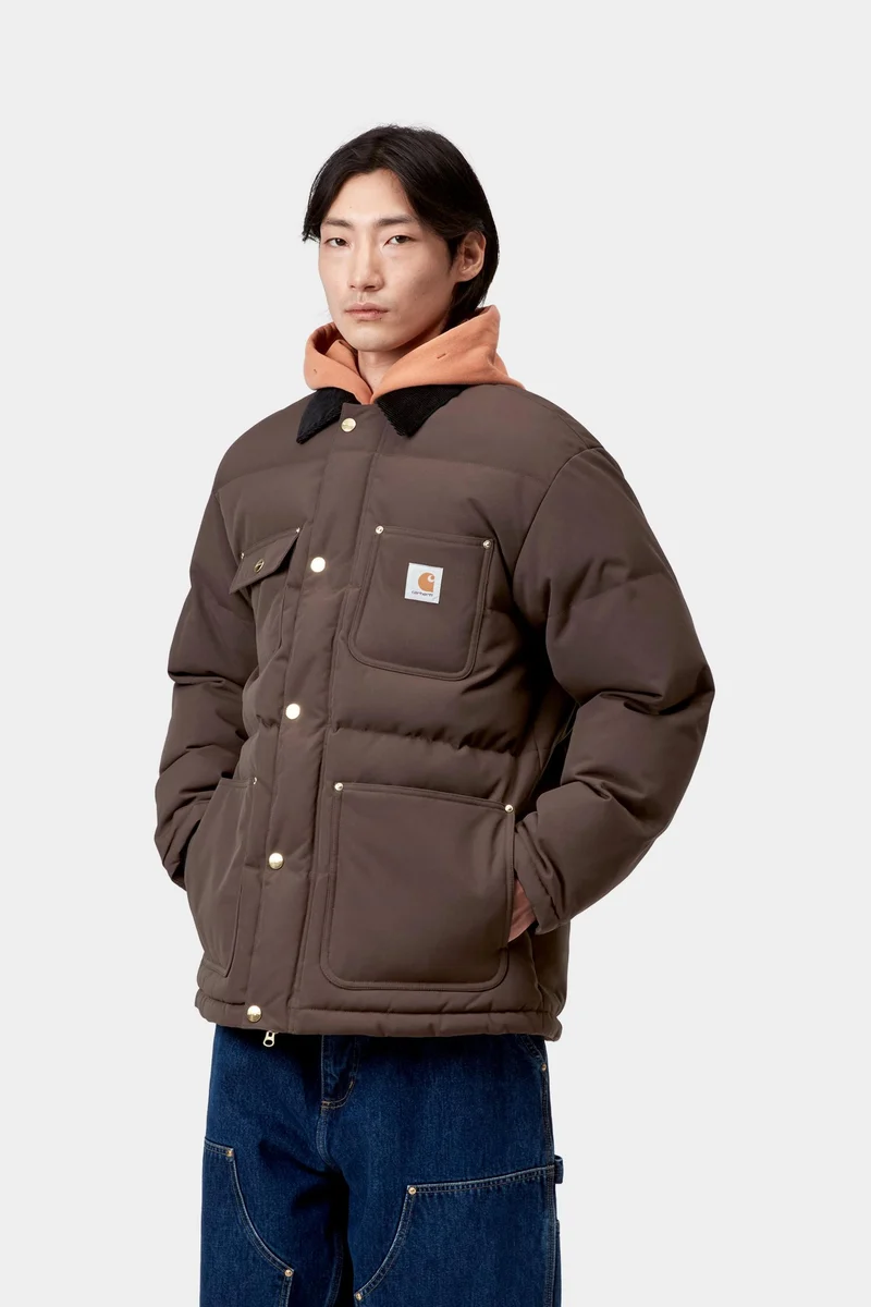 Carhartt WIP Rayler Herrenjacke | Tabak / Schwarz
