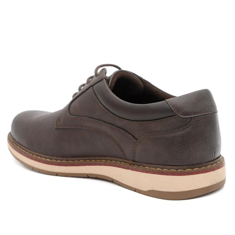Casual Lace Up Shoes - XINGH44012 / 330 033 - Brown