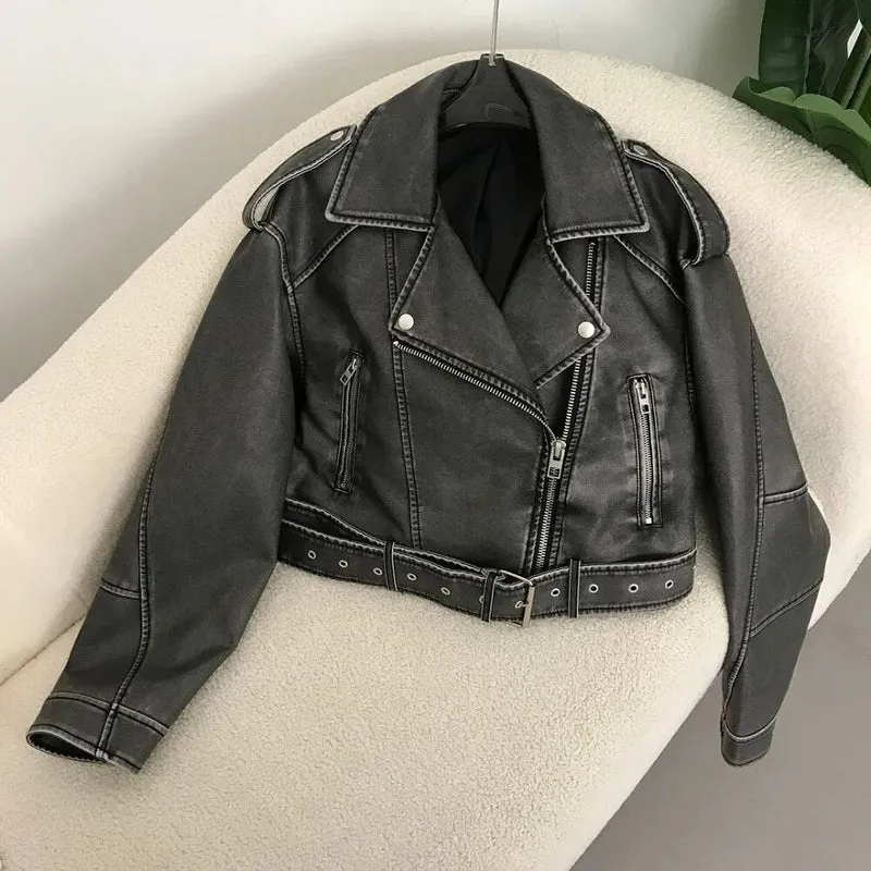 Benthe - stylische Lederjacke für den Frühling