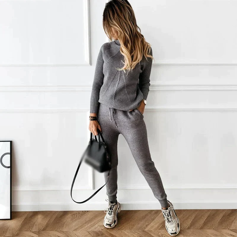 Nanette | Zweiteiliger Trainingsanzug mit Gummizug