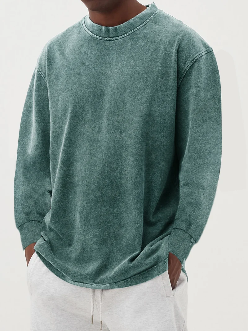 Nestor | Rundhalsausschnitt Langarmshirt
