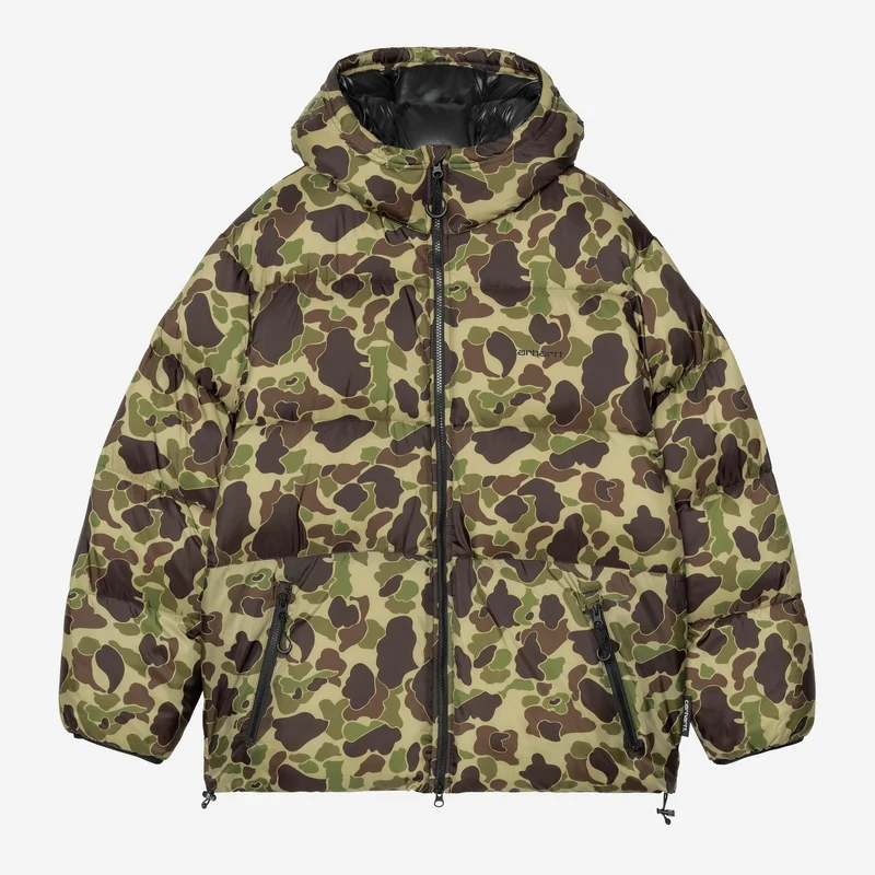 Carhartt WIP Herren-Toronto-Jacke | Camouflage-Entengrün