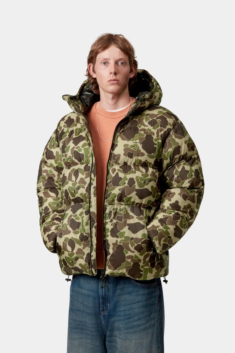 Carhartt WIP Herren-Toronto-Jacke | Camouflage-Entengrün
