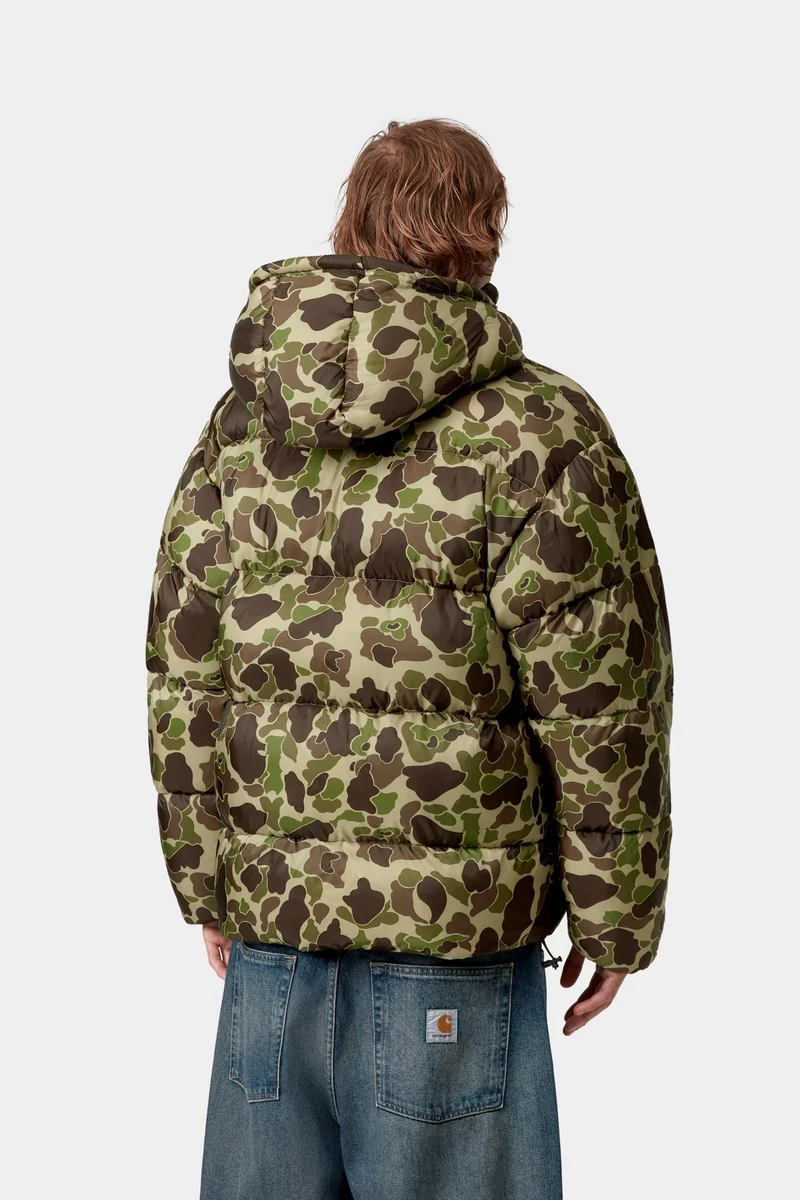 Carhartt WIP Herren-Toronto-Jacke | Camouflage-Entengrün