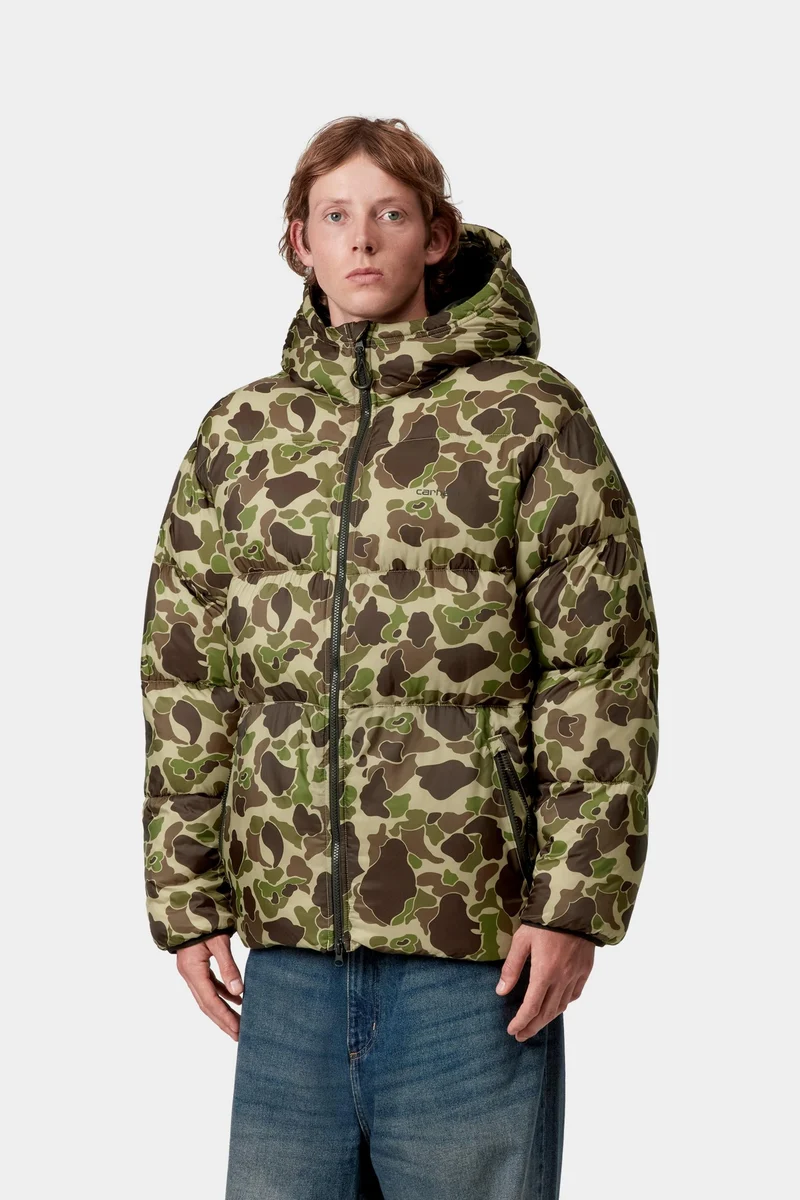 Carhartt WIP Herren-Toronto-Jacke | Camouflage-Entengrün