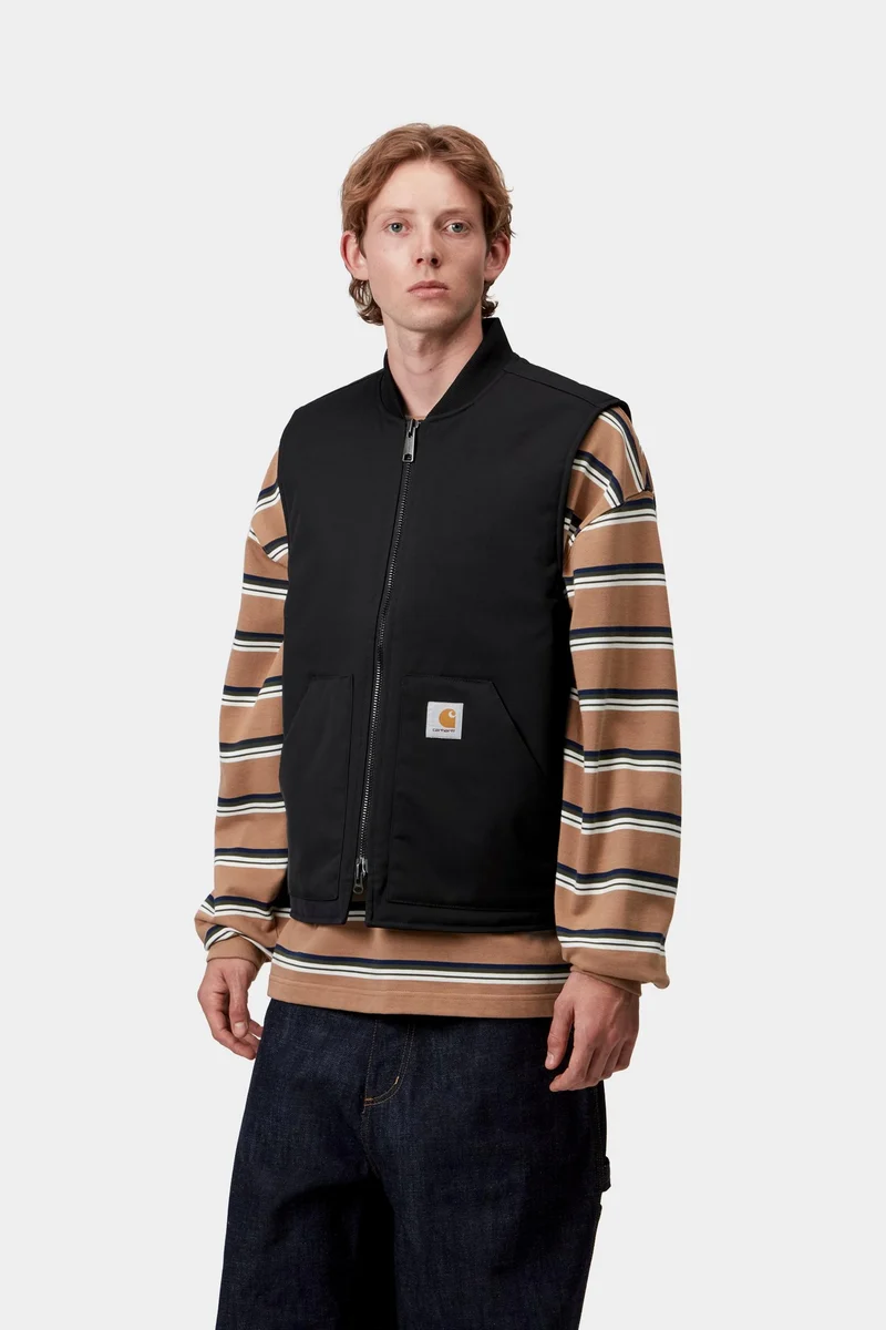 Carhartt WIP Leroy Herrenweste | Schwarz
