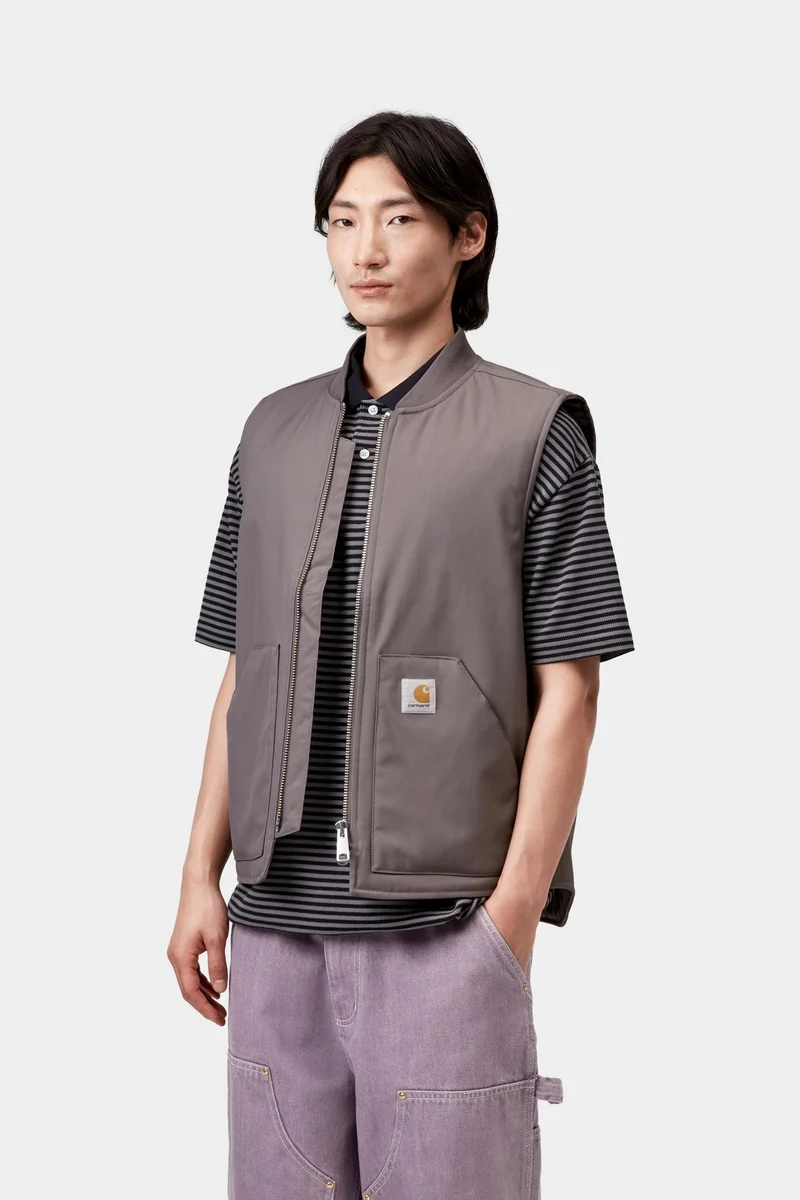 Carhartt WIP Leroy Herrenweste | Porphyr