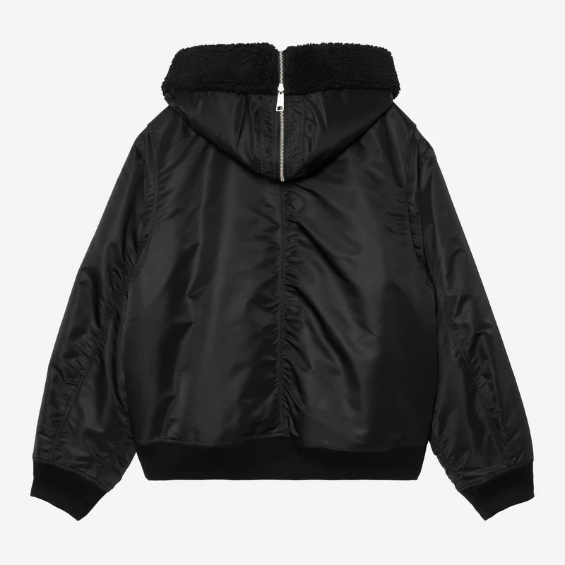 Carhartt WIP Oltera Bomberjacke mit Kapuze für Herren | Schwarz