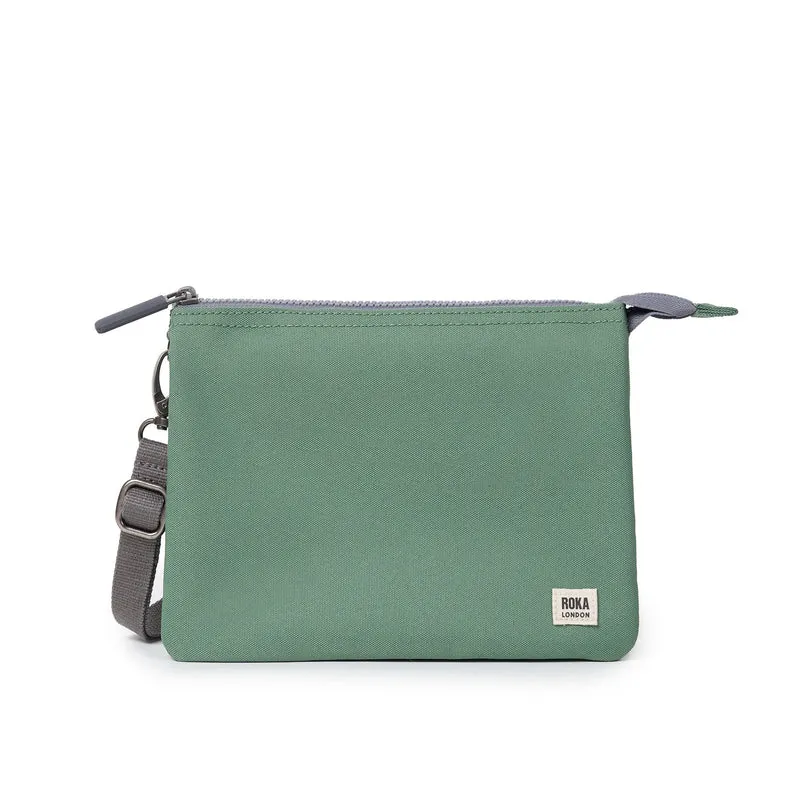 ROKA Carnaby Crossbody XL Frost Recycled Canvas Bag