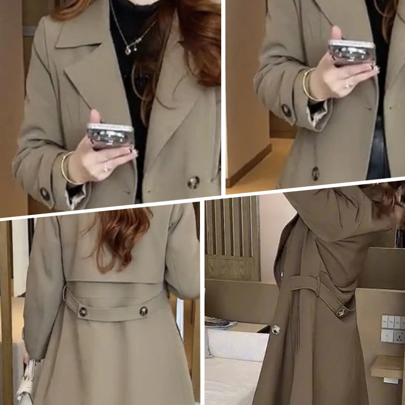 Dapie | Luxuriöser Trenchcoat aus Wolle