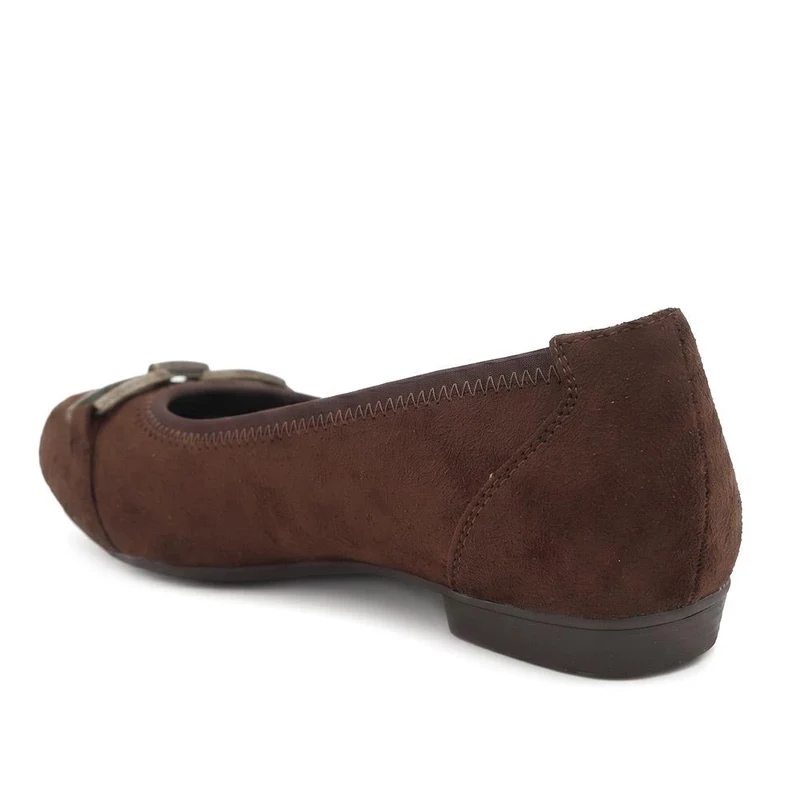 Wide Fit Buckle Detailed Pumps - WK43001 / 328 967 - Brown