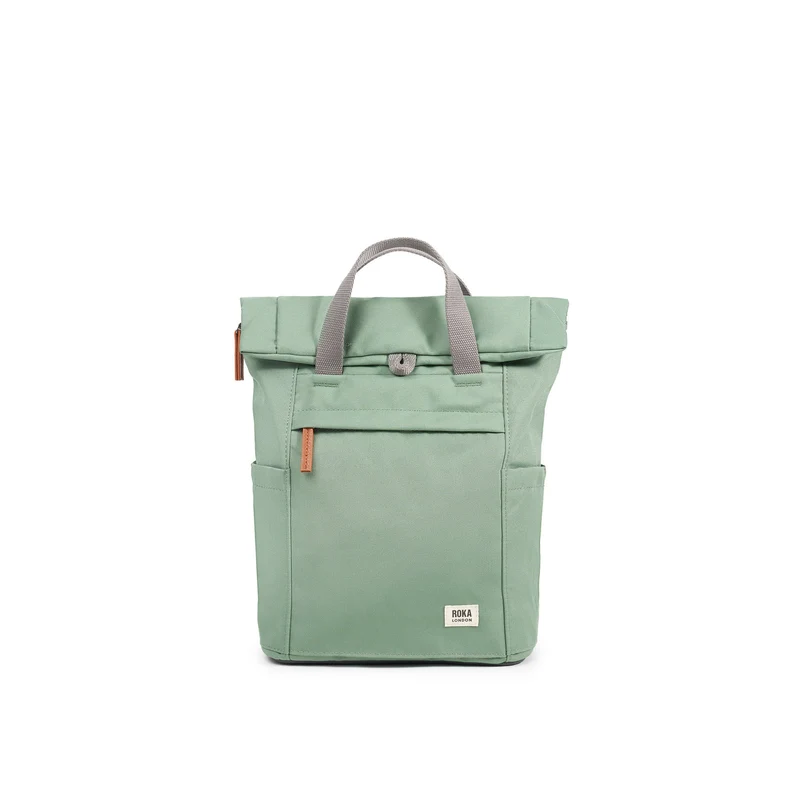 ROKA Finchley Eine kleine Tasche aus recyceltem Canvas von Frost