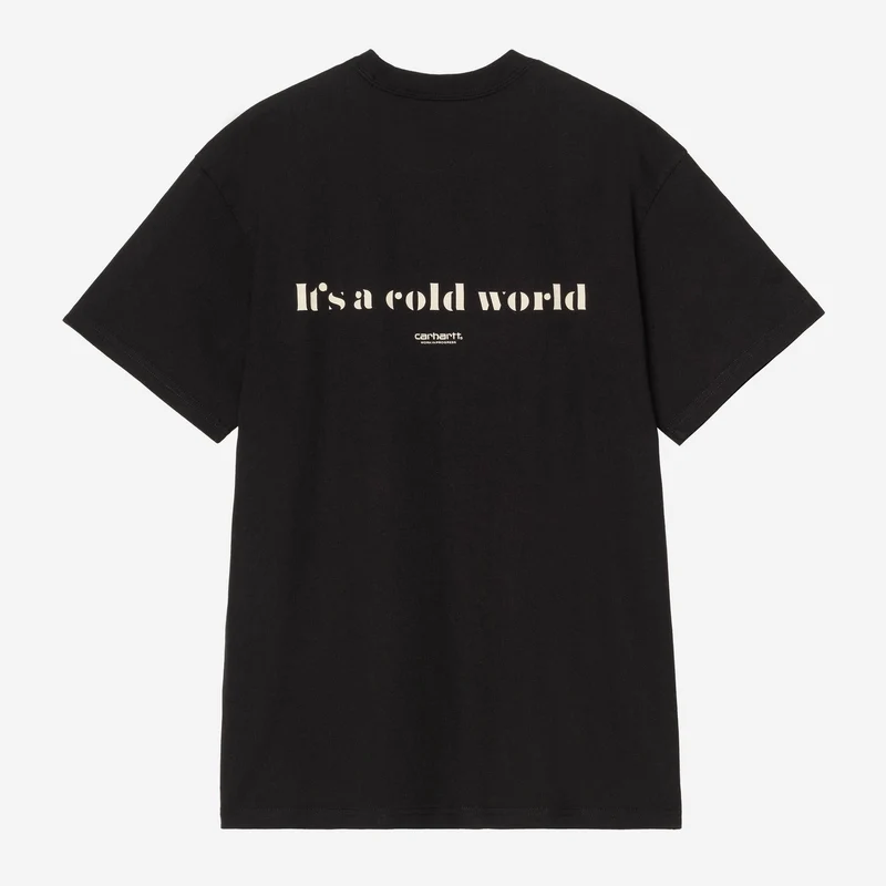 Carhartt WIP Herren-T-Shirt „Kältewelt“ | Schwarz