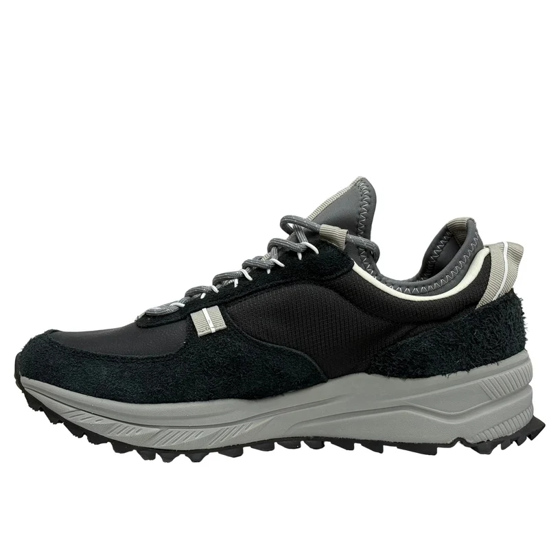 Napapijiri Herren Vortec Wildleder Slip-On Sneakers | Schwarz