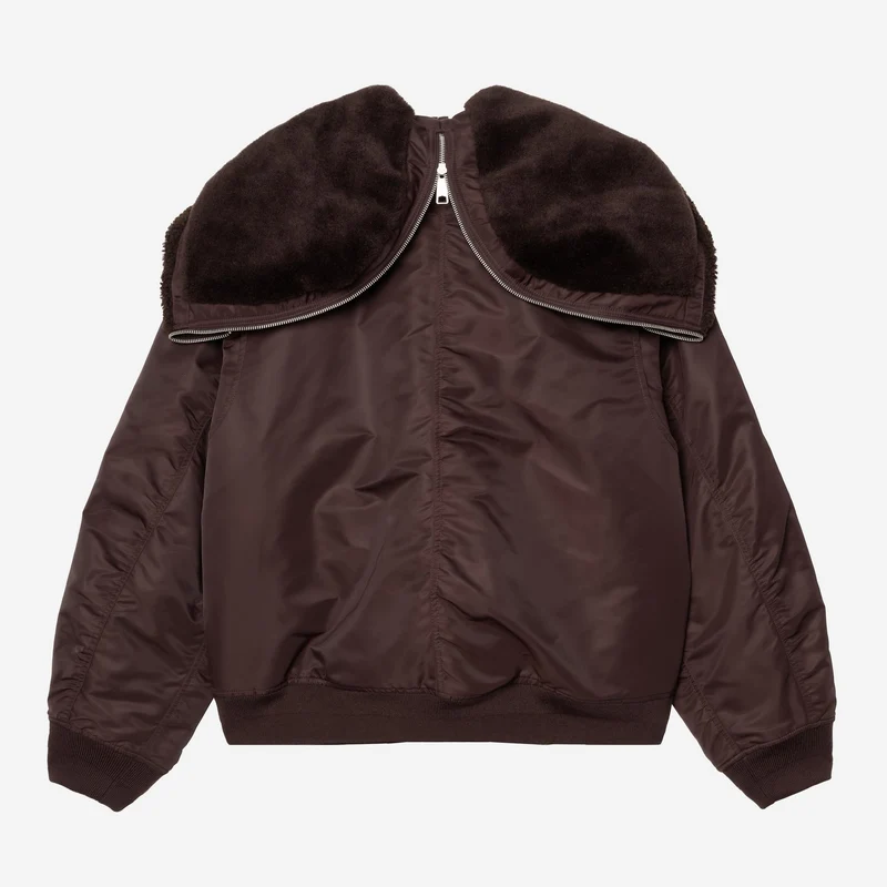 Carhartt WIP Herren Oltera Bomber Kapuzenjacke | Palisander / Angelit