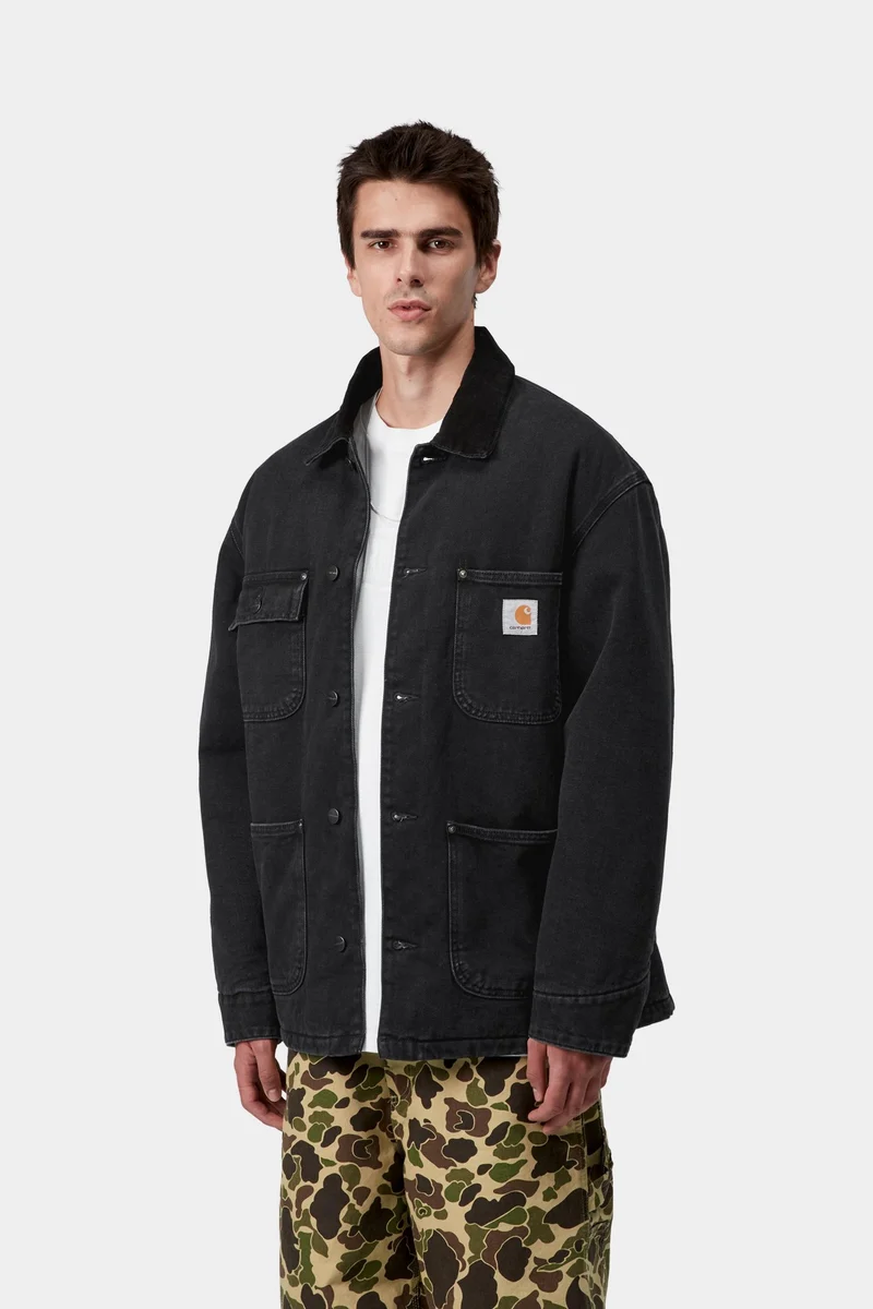 Carhartt WIP OG Chore Maitland Jeansjacke für Herren | Schwarz