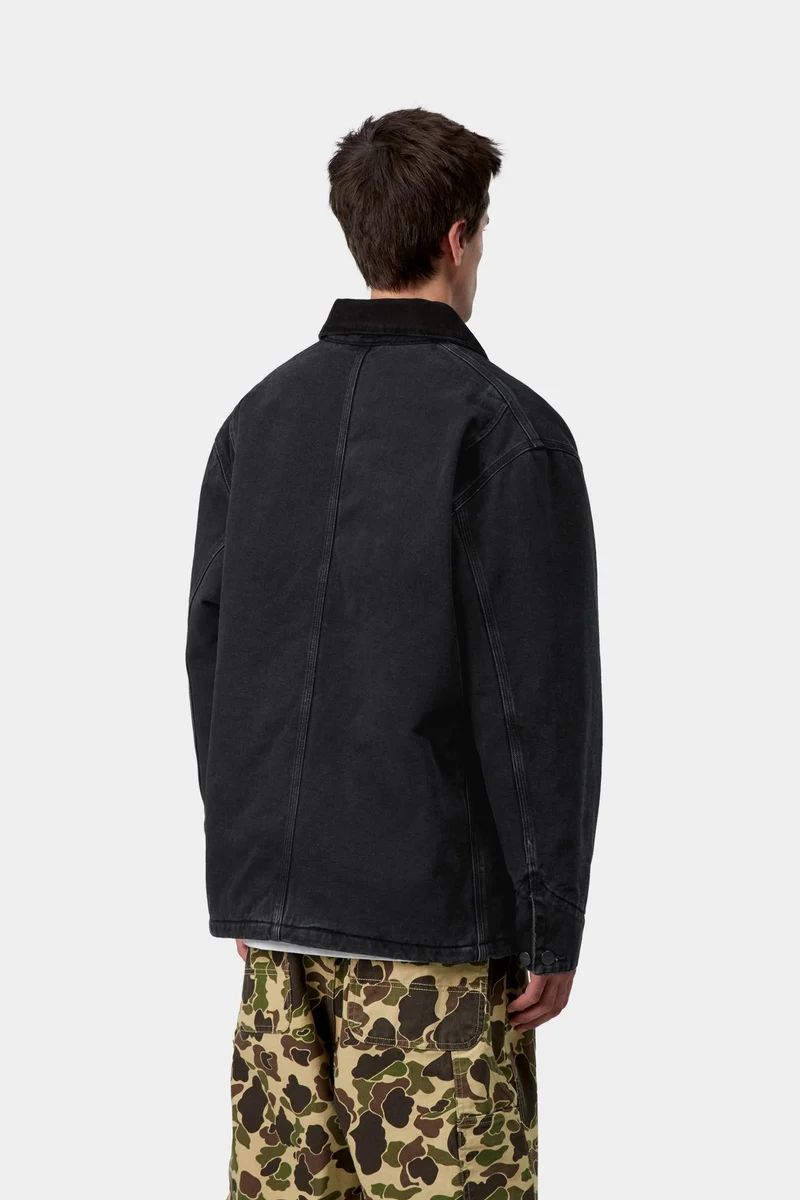 Carhartt WIP OG Chore Maitland Jeansjacke für Herren | Schwarz