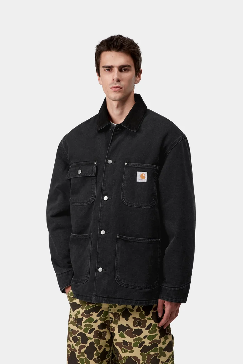 Carhartt WIP OG Chore Maitland Jeansjacke für Herren | Schwarz