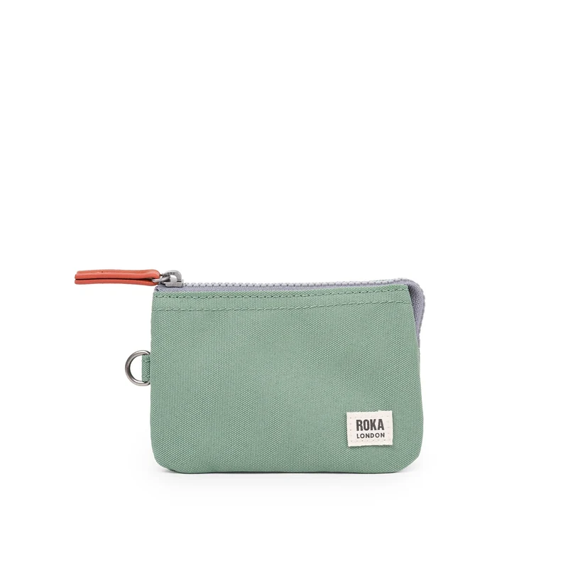 ROKA Carnaby Kleine Geldbörse aus recyceltem Canvas von Frost