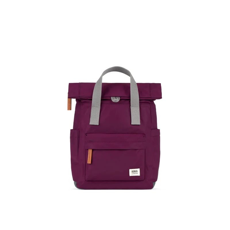 ROKA Canfield B Royal Burgundy Kleine Tasche aus recyceltem Nylon