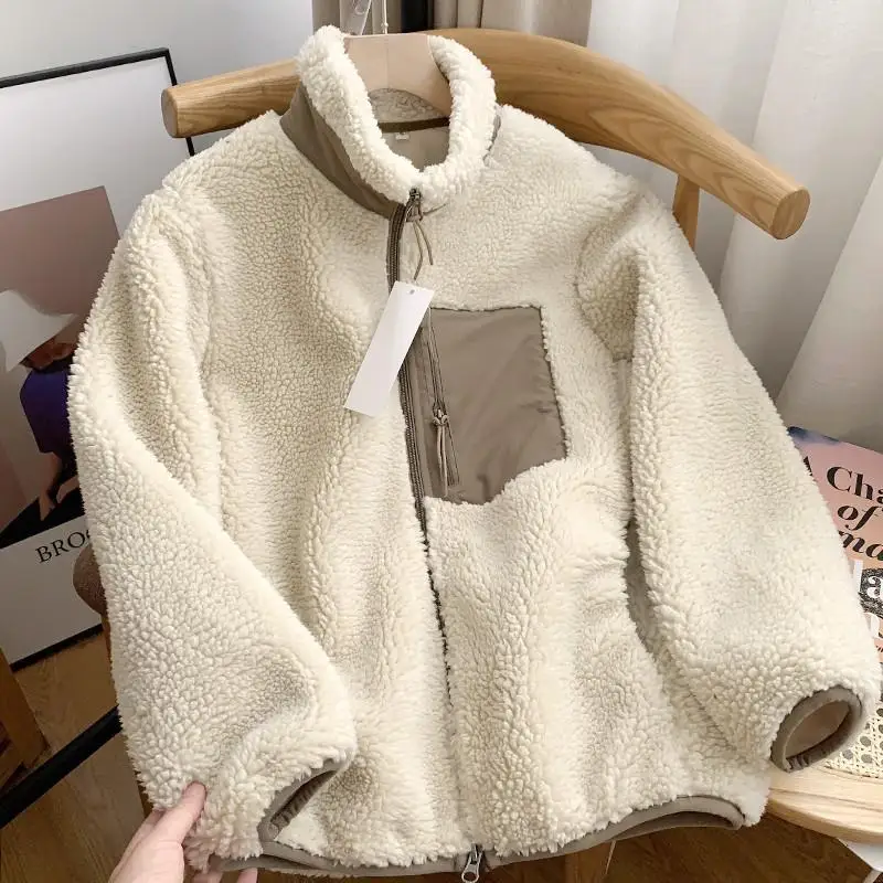 Damen Winterjacke | Teddy-Effekt | Kuschelig weich & winddicht