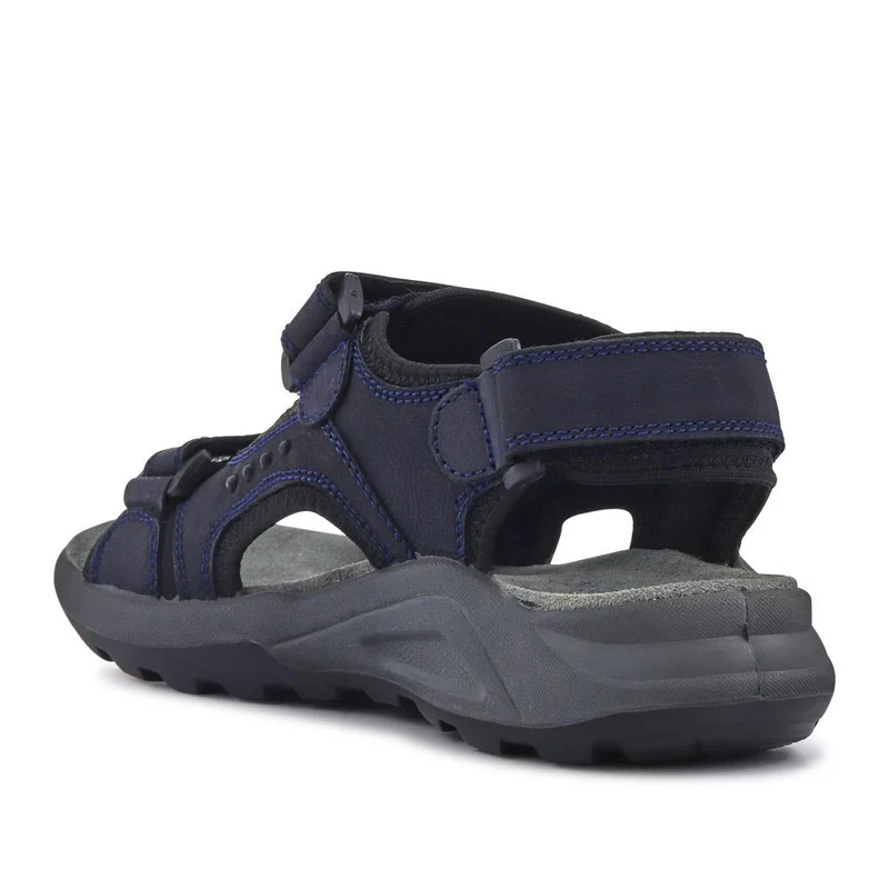 Leather Touch-Fastening Sandals - DDIN41011 / 327 116 - Navy