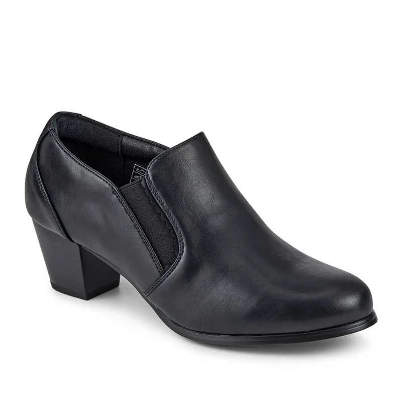 Smart Elasticated-Fit Heeled Shoes - SANYI42002 / 328 056