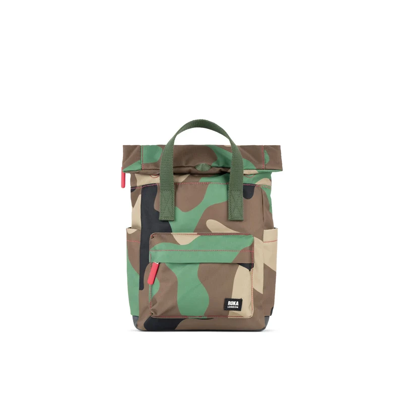 ROKA Canfield B Vintage Camo Kleine Tasche aus recyceltem Canvas