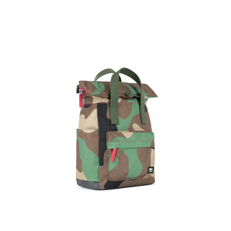 ROKA Canfield B Vintage Camo Kleine Tasche aus recyceltem Canvas