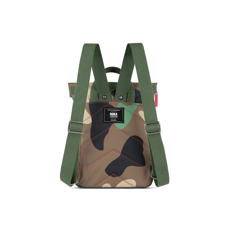 ROKA Canfield B Vintage Camo Kleine Tasche aus recyceltem Canvas