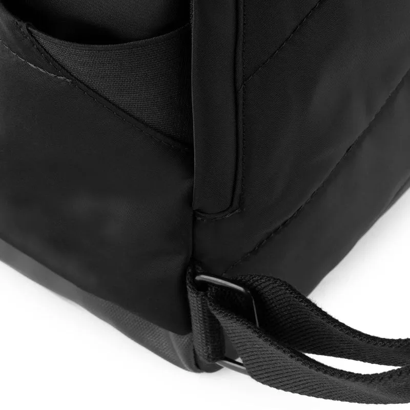 ROKA Canfield B Gold Label Schwarze mittelgroße Tasche aus recyceltem Nylon