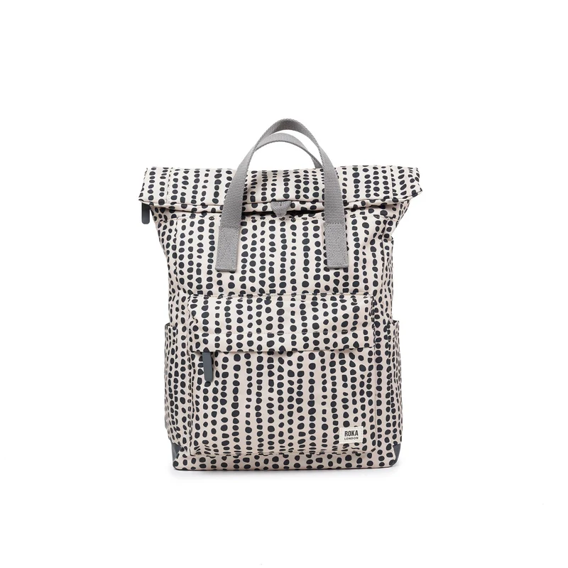 ROKA Canfield B Linear Dot Medium Tasche aus recyceltem Canvas
