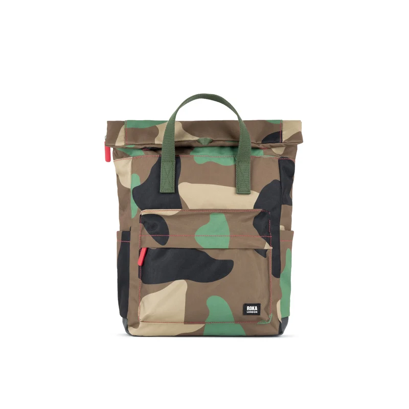 ROKA Canfield B Vintage Camo Medium Tasche aus recyceltem Canvas
