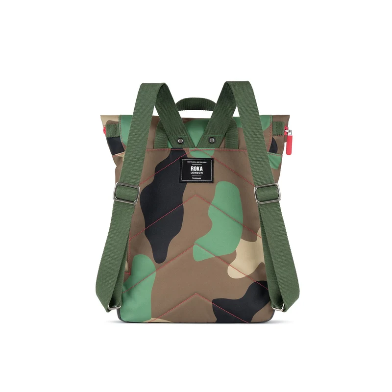 ROKA Canfield B Vintage Camo Medium Tasche aus recyceltem Canvas