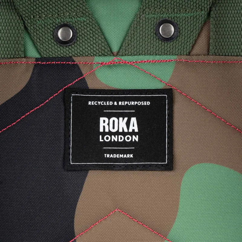 ROKA Canfield B Vintage Camo Medium Tasche aus recyceltem Canvas