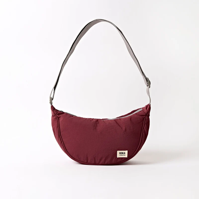 ROKA Farringdon Bordeaux-Tasche aus recyceltem Taslon