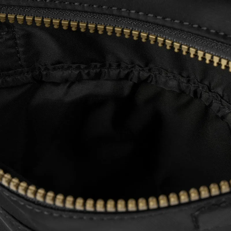 ROKA Stratford Gold Label Kleine Tasche aus recyceltem Nylon | Schwarz