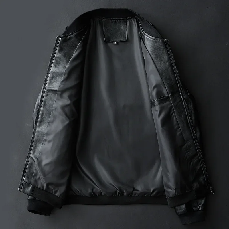 Herren-Bomberjacke aus Leder - Darel