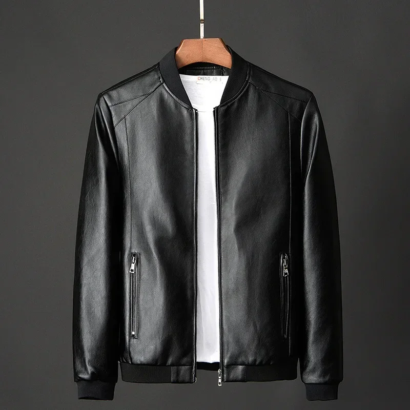 Herren-Bomberjacke aus Leder - Darel