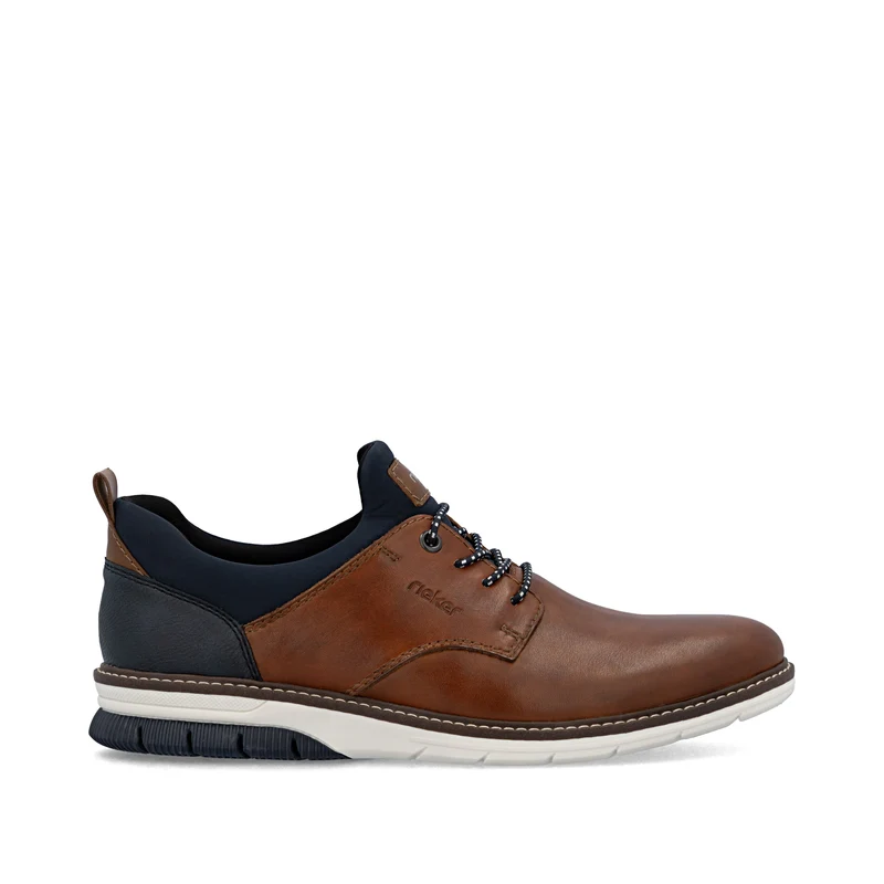 Rieker Herren Leder Slipper | Braun