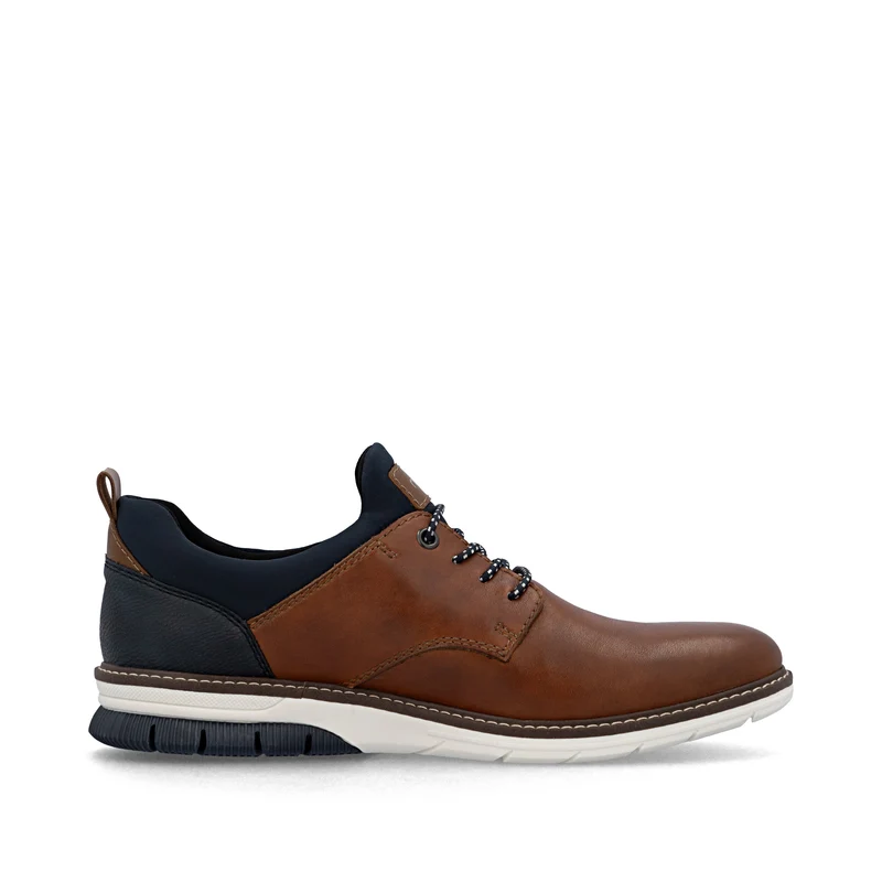 Rieker Herren Leder Slipper | Braun