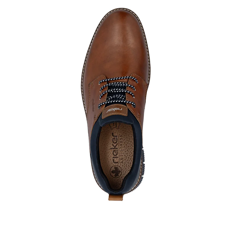Rieker Herren Leder Slipper | Braun