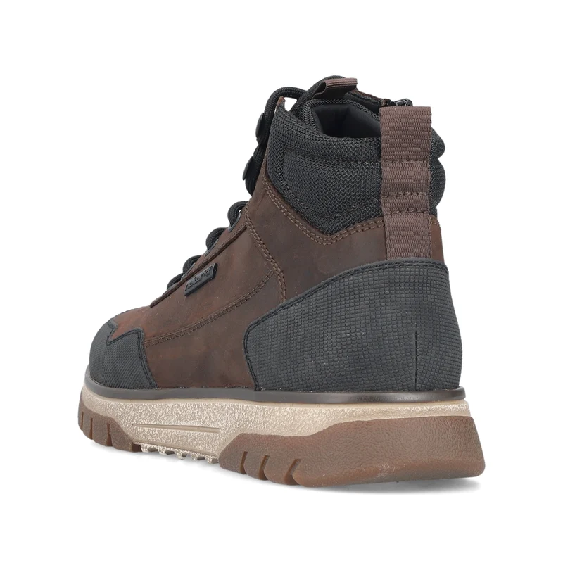 Rieker Herren Lederstiefeletten Extra Weite | Braun