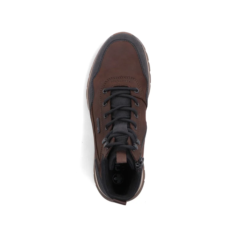 Rieker Herren Lederstiefeletten Extra Weite | Braun