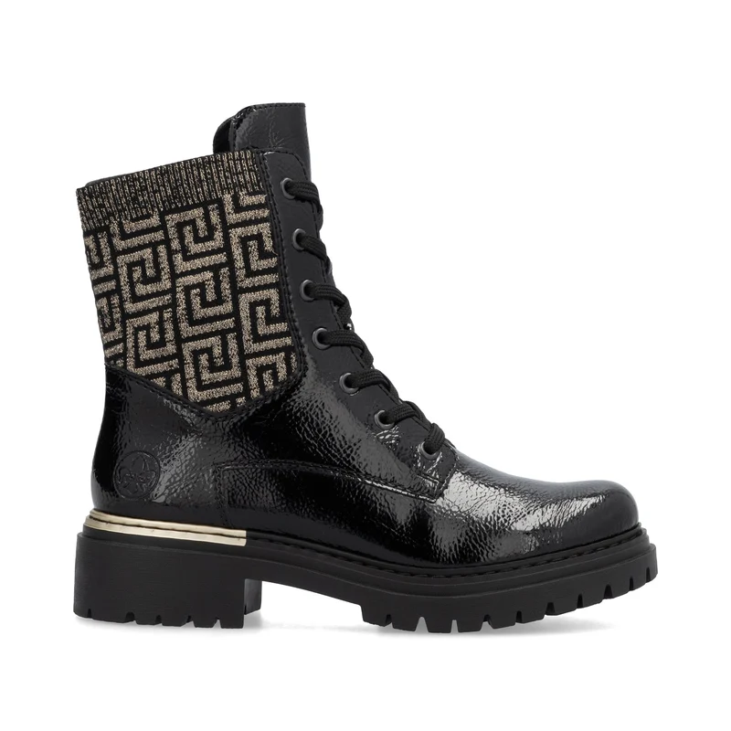 Rieker Damen Fashion Ankle Boots | Schwarz