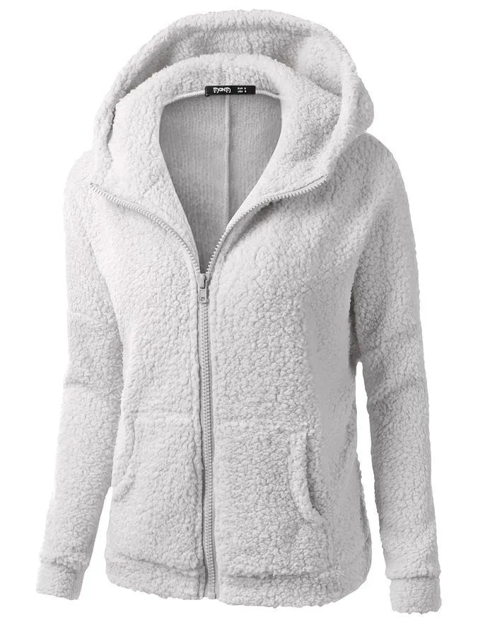 Fleecejacke mit Kapuze - Rachel