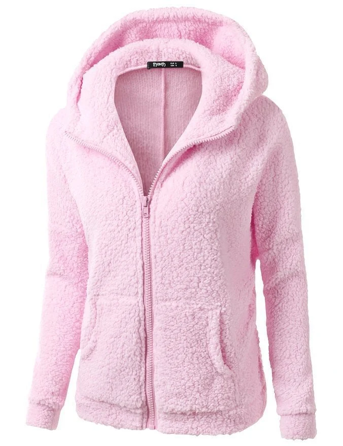 Fleecejacke mit Kapuze - Rachel