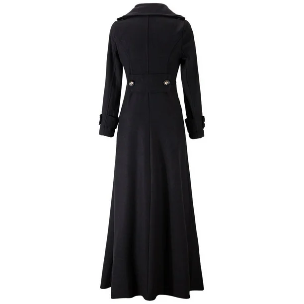 Damen Wintermantel | Langer Trenchcoat | Elegant & Wärmend | Winddicht