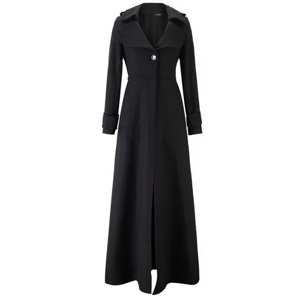 Damen Wintermantel | Langer Trenchcoat | Elegant & Wärmend | Winddicht